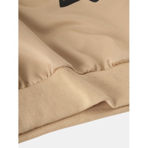 Mens Oriental Paper-Cut Art Print Shoulder Panel Casual Designer Sweatshirts Mens Oriental Paper-Cut Art Print Shoulder Panel Casual Designer Sweatshirts