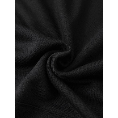 Mens Plaid Patchwork Letter Print Doctor Sleeves Casual Loose Hoodies With Muff Pocket Mens Plaid Patchwork Letter Print Doctor Sleeves Casual Loose Hoodies With Muff Pocket