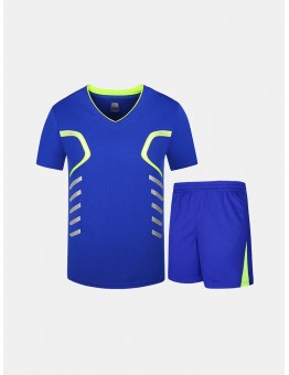 Mens Summer Sport Casual Suits Quick Dry Breathable T Shirts Training Running Shorts