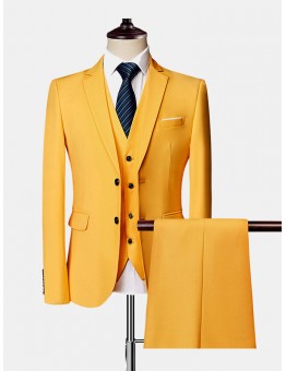 Three Pieces Wedding Suit Business Formal Show Evening Party Dressing Suit for Men