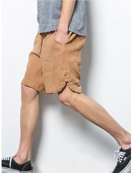 Mens Ethnic 100% Cotton Breathable Summer Drawstring Short