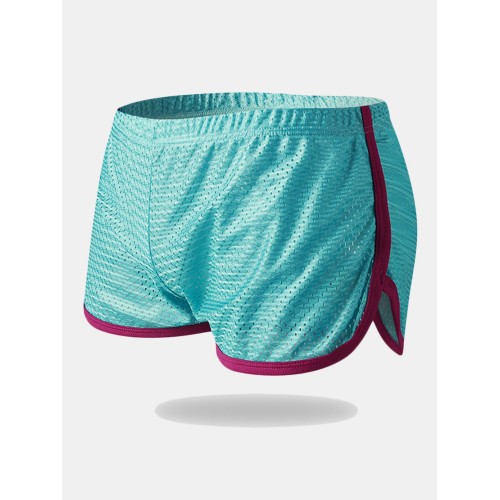 Mens Mesh Loose Breathable Sport Home Quick Dry Boxers Plain Shorts Arrow Pants